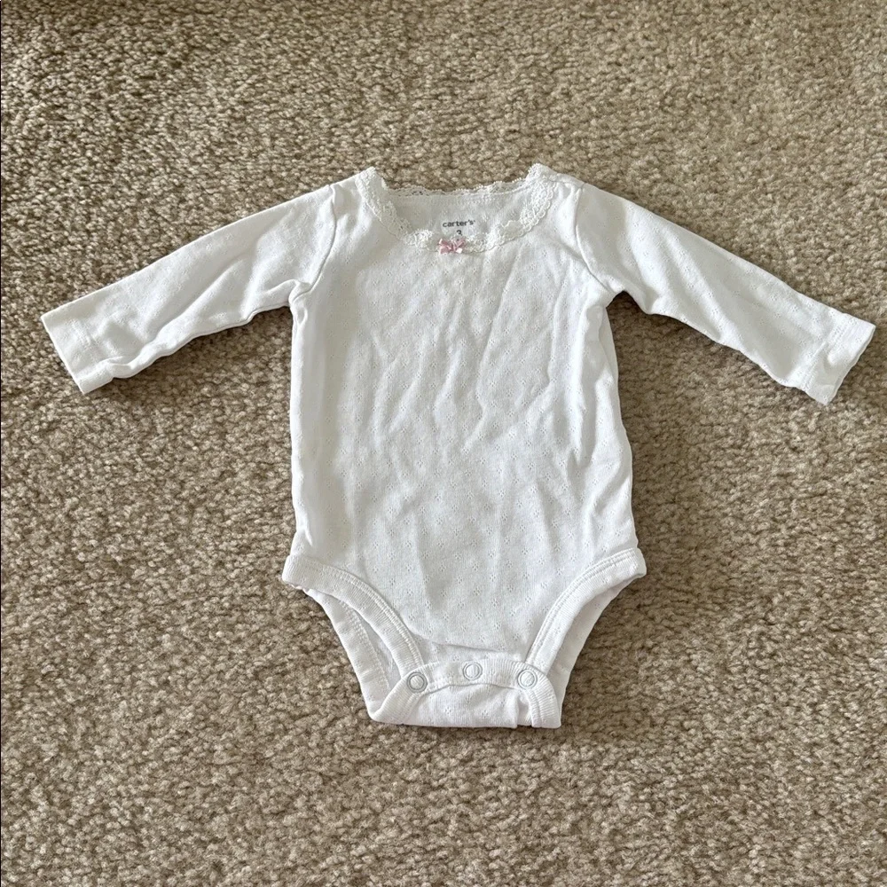 Carter's Purple, Teal, Gray, and White Bodysuit Set 3 Mos.